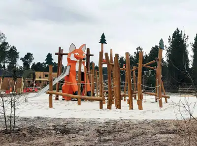 SPIELART : STRUCTURE DE JEUX À GRIMPER RENARD, ref N156